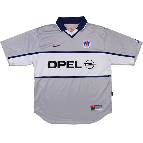Tailandia Camiseta Paris Saint Germain 2ª Kit Retro 2000 Gris